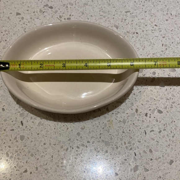 Rae Dunn PURRFECT Oval Cat Feeding Bowl - Picture 5 of 6